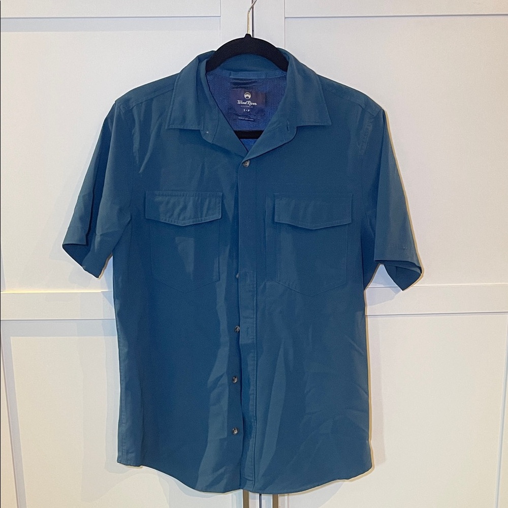 Blue Wind River Dress Shirt Men’s